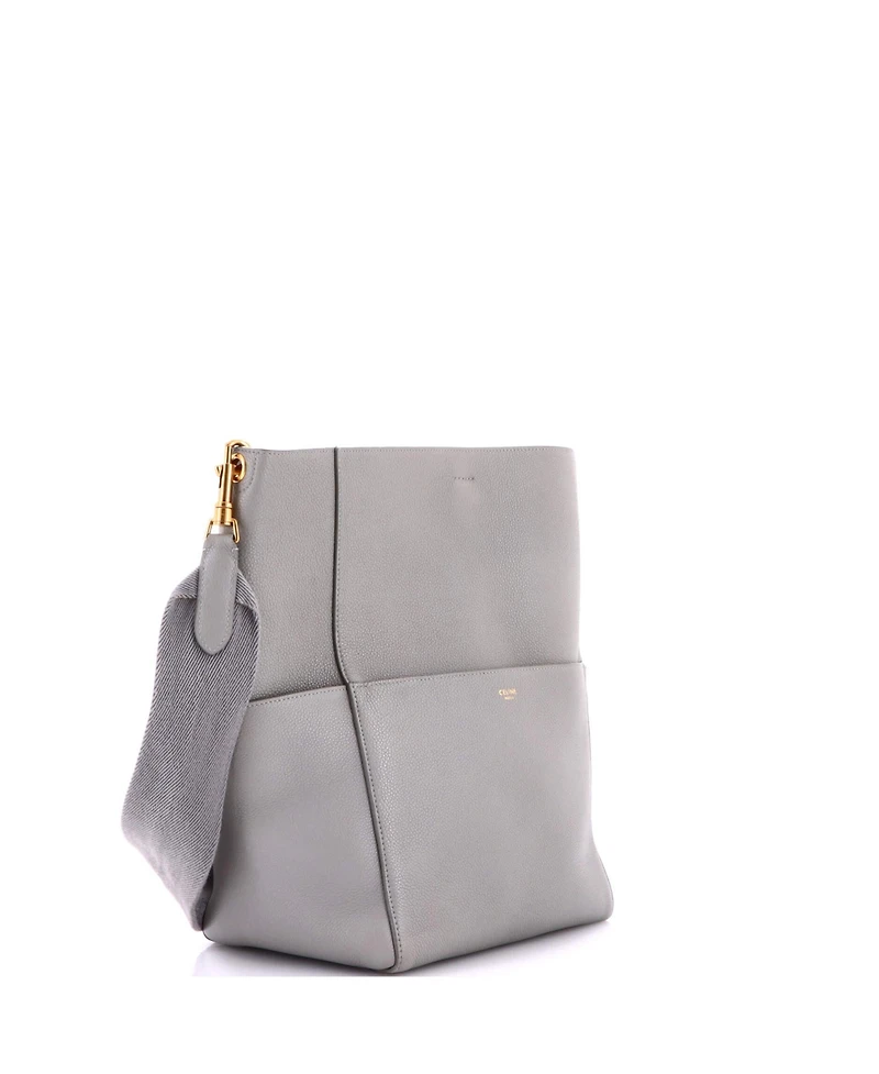 Pre-Owned Celine Large Sangle Seau Bag Calfskin