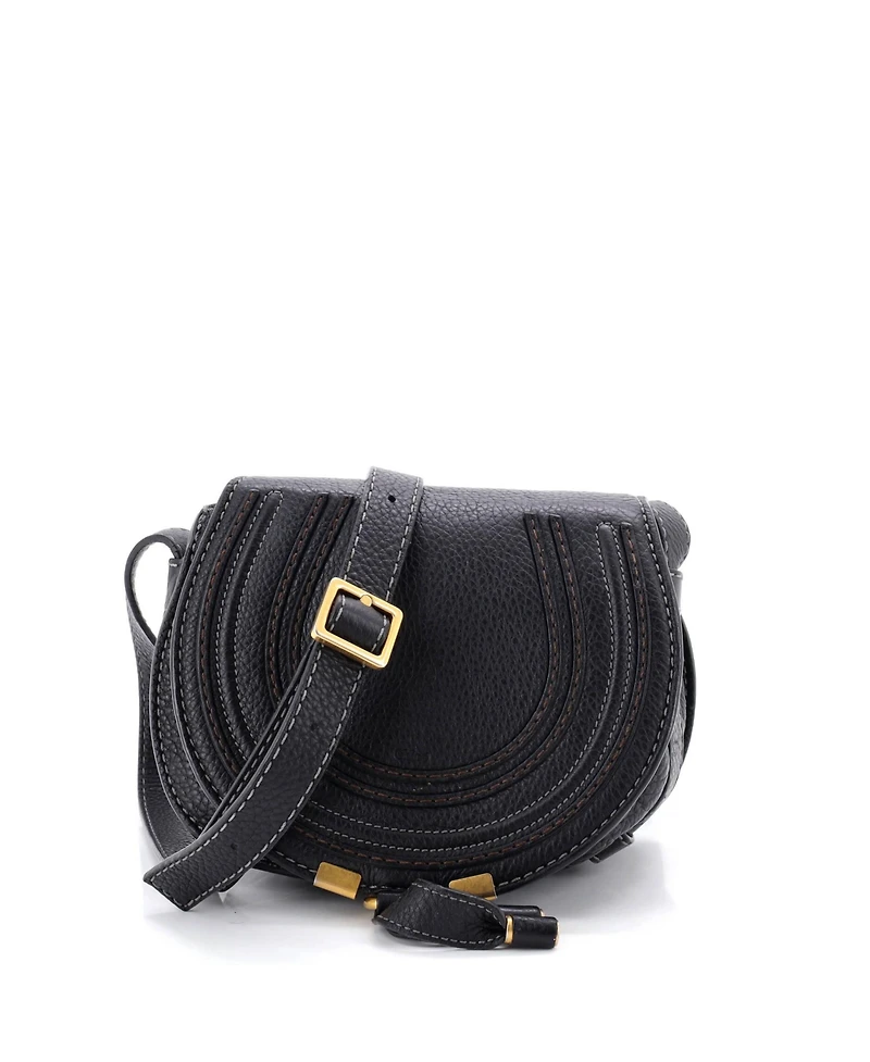 Pre-Owned Chloe Small Marcie Crossbody Bag Leather