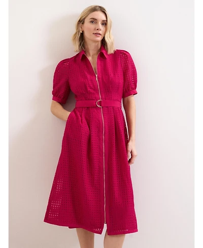 Phase Eight Women's Carey Belted Midi Shirt Dress