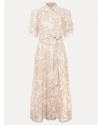 Phase Eight Women's Delphine Belted Midi Shirt Dress