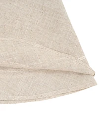 Saro Lifestyle Timeless Solid Linen Blend Tablecloth