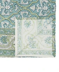 Saro Lifestyle Ornate Medallion Cotton Table Runner, 16" x 72"