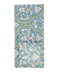 Saro Lifestyle Ornamental Pattern Cotton Decorative Napkins, Set of 4