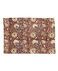 Saro Lifestyle Autumn Botanical Cotton Placemats, Set of 4