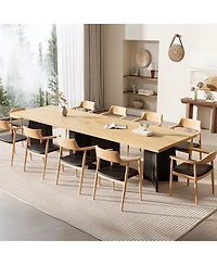 gaomon 4-6 Person 63" Farmhouse Rectangular Dining Table