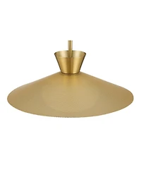 Possini Euro Design Scherer Antique Brass Pendant Light