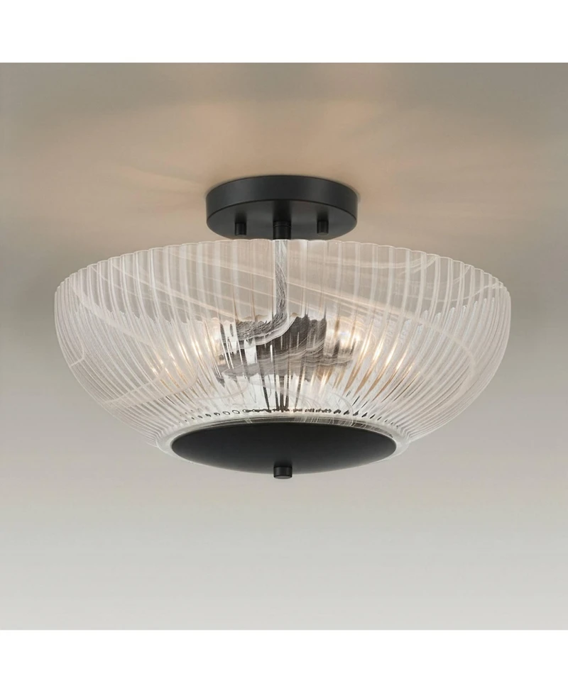 Possini Euro Design Molini 15 Bowl 3-Light Ceiling Light