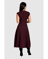 Coast Women's Belted Crepe Dress