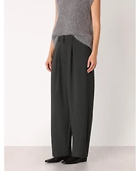 Whistles Women's Wool Blend Barrel Pants