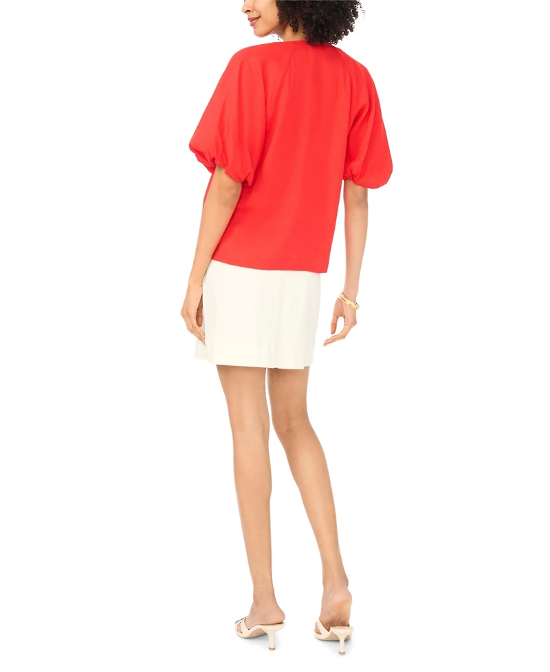Vince Camuto Women's Split V-Neck Top