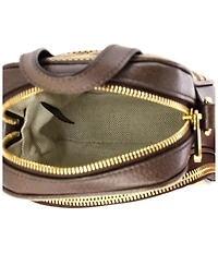 Pre-Owned Gucci Mini Front Pocket Web Crossbody Bag Jumbo Gg Canva