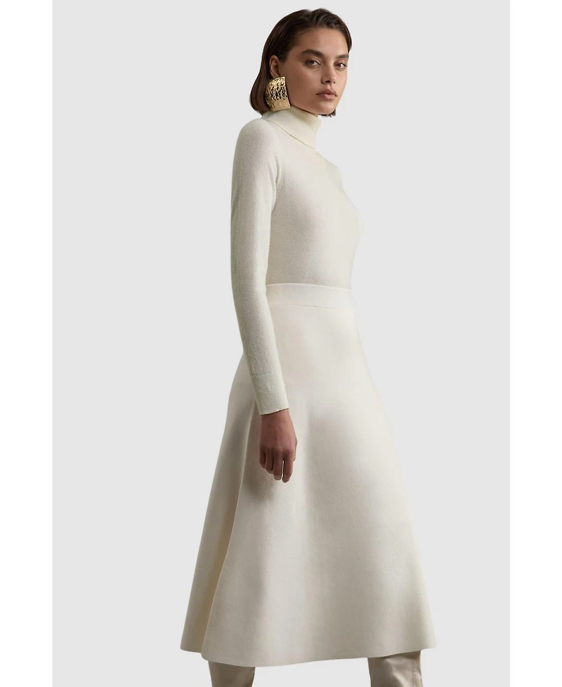 Karen Millen Women's Milano Knit Full Midi Skirt