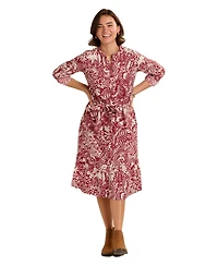 Brakeburn Women's Alise Midi Shirt Dress