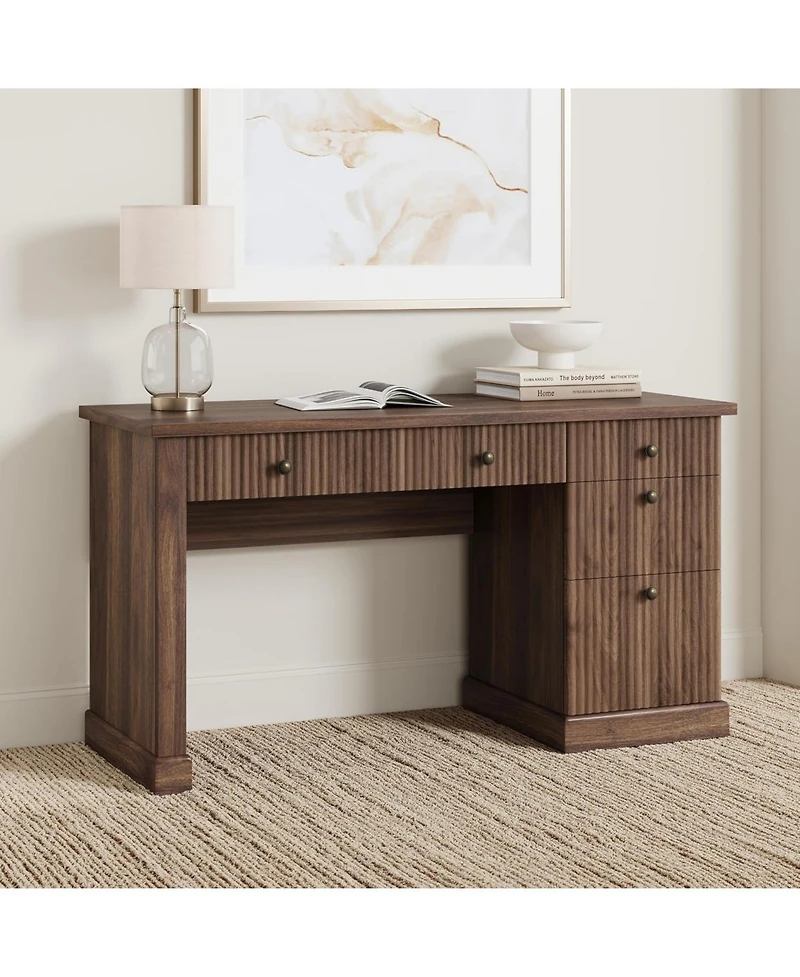 gaomon Modern Executive Desk with Charging Station, Usb-c/A and 6.56ft Cord