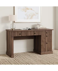 gaomon Modern Executive Desk with Charging Station, Usb-c/A and 6.56ft Cord