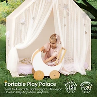 Tiny Land Large Space Playhouse with Star Lights