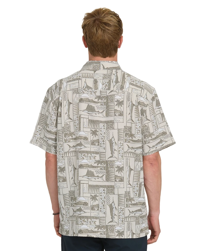 Quiksilver Waterman Men's Short-Sleeve East Cape Shirt