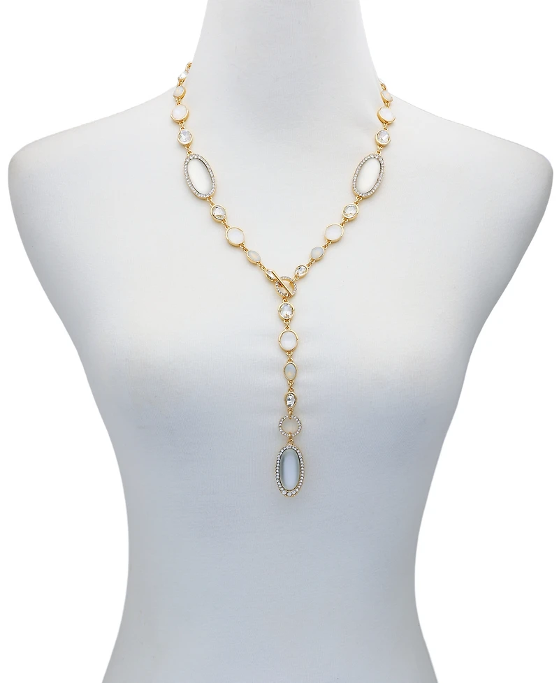 Guess Gold-Tone Toggle Lariat Necklace