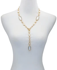 Guess Gold-Tone Toggle Lariat Necklace