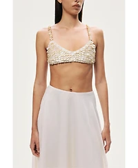 Nocturne Women's Flowy High-Waisted Midi Skirt