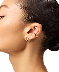 Ana Luisa Jordana Gold-Plated Cuff Earrings