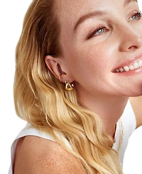 Ana Luisa Abby Gold-Plated Hoop Earrings