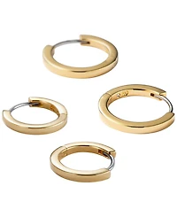 Ana Luisa Gold-Plated Huggie Hoop Earrings