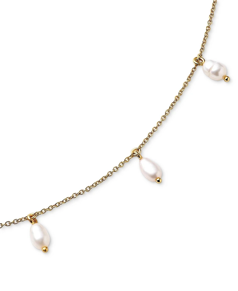 Ana Luisa Loki Gold-Plated Mother of Pearl Necklace