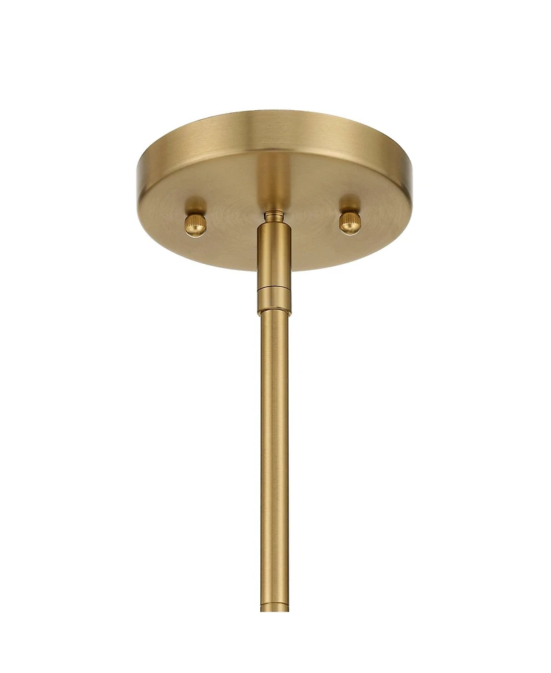 Possini Euro Design Possini Euro Yvette Wide Antique Brass 6-Light Chandelier