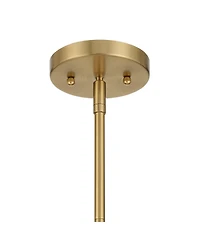 Possini Euro Design Possini Euro Yvette Wide Antique Brass 6-Light Chandelier