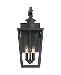 Possini Euro Design Ackerly Textured Light Outdoor Wall Light