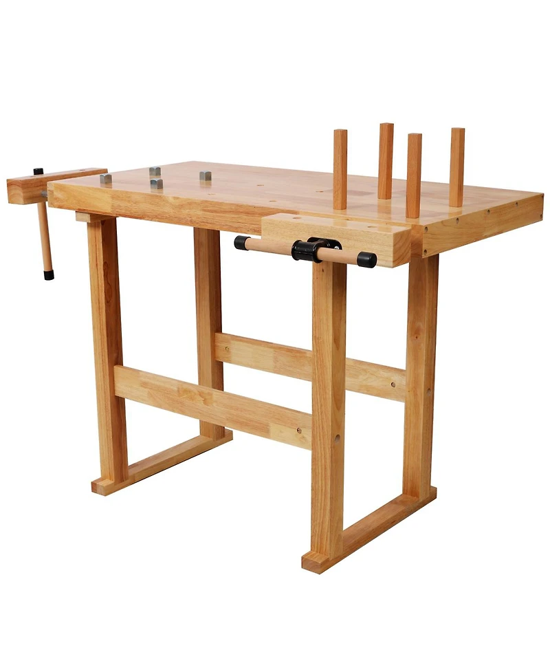 Streamdale Furniture 40" Wood Workbench with Handle and Storage