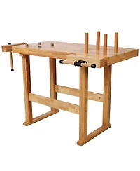 Streamdale Furniture 40" Wood Workbench with Handle and Storage