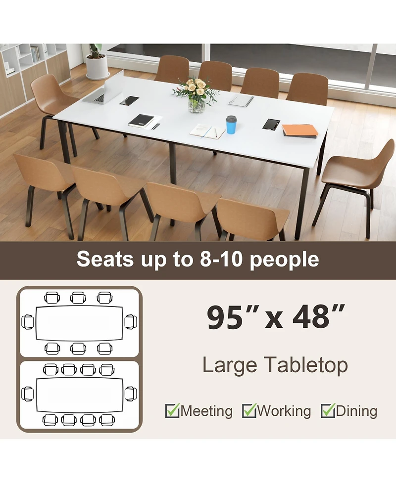 Gouun Conference Room Table Large Meeting Table