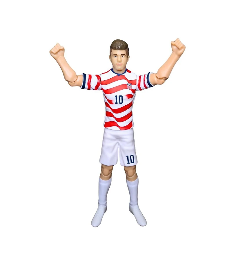 Banbo Toys Sockers 2026 Usmnt Christian Pulisic 8" Collectible Soccer Action Figure