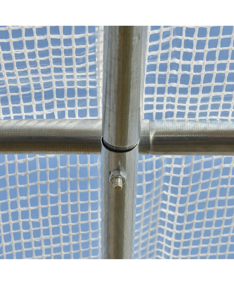 Outsunny 10' x 7' x 7' Outdoor Backyard Walk-in Tunnel Greenhouse
