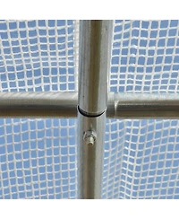 Outsunny 10' x 7' x 7' Outdoor Backyard Walk-in Tunnel Greenhouse