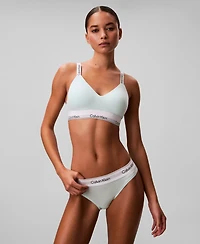 Calvin Klein Women's Ck Icon Cotton Modal Bikini Underwear QF8520
