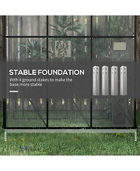 Outsunny 6' x 4' Polycarbonate Lean-to house,