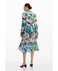 Desigual Women's Shirt Dress Garden