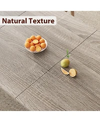 gaomon 6-8 Person 78.7" Industrial Rectangular Dining Table