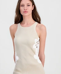 Guess Women's Laurie Sleeveless Metallic Knit Midi Dress