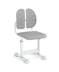 Gouun Height-Adjustable Kids Study Chair with Double Backrest Support