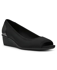 Anne Klein Women's Waylynn Peep-Toe Wedge Pumps
