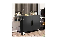 Aecojoy Outdoor Kitchen Sink with Hose Hook up, Stainless Steel Grill Prep Table Kitchen Cabinets Island