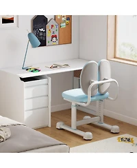 Gouun Kids Desk Chair with Double Back Support and Adjustable Height