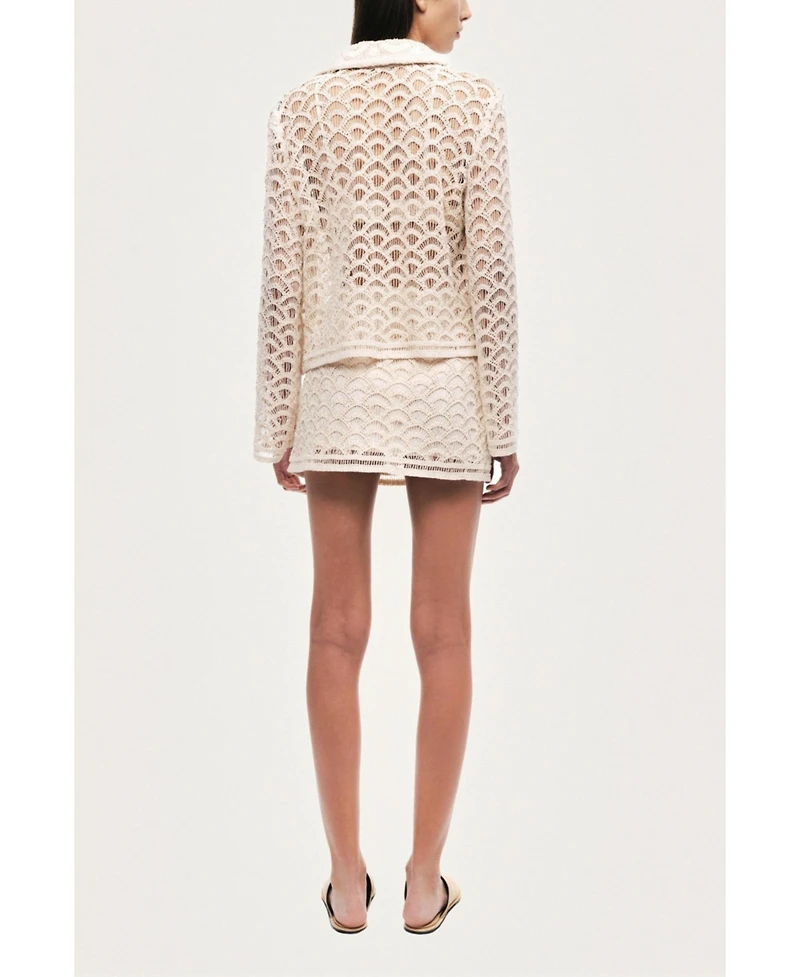 Nocturne Women's Cropped Lace Jacket