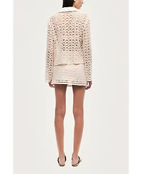 Nocturne Women's Cropped Lace Jacket