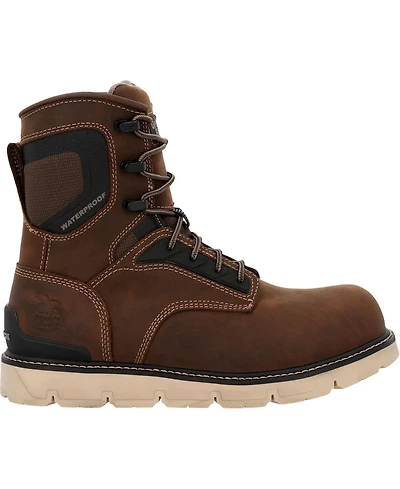 Georgia Boot Men's Carbon Flex Wedge 8" Waterproof Work