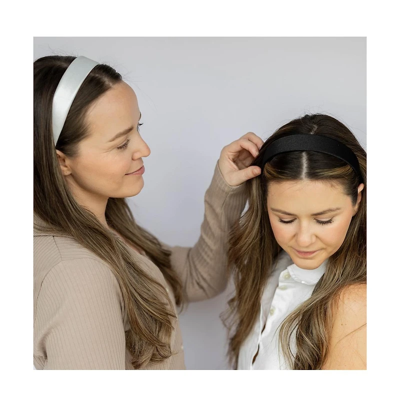 Headbands of Hope Women's Wide Headband Set - Black + White